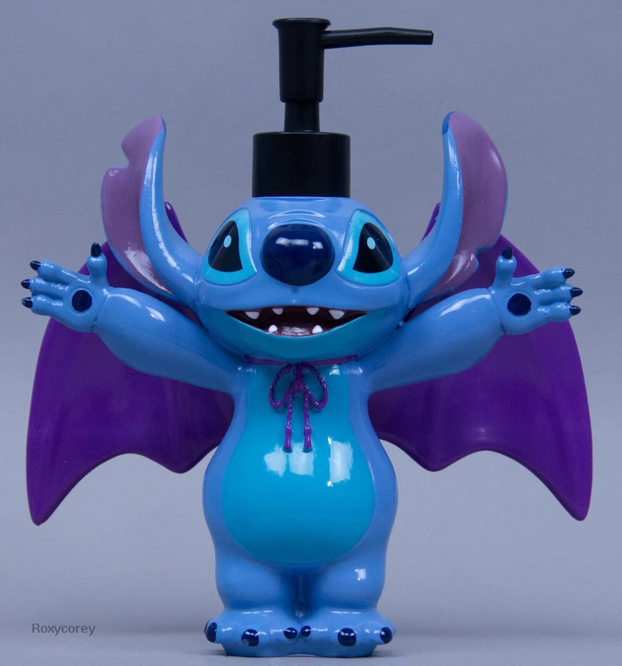 Disney Halloween Lilo & Stitch Bat Bathroom Kitchen Soap Lotion Pump Dispenser - Image 1 of 1