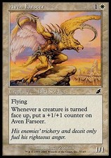 1x FOIL Aven Farseer Scourge MtG Magic White Common 1 x1 Card Cards