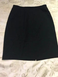 Banana Republic Sz 8 Black Career, Skirt Wool Blend. - Picture 1 of 7