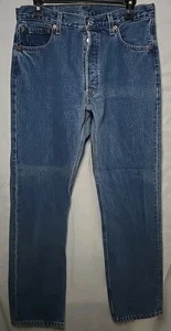 Vintage Levi's 501 XX Blue Jeans Button Fly, 34x32, Made In USA - Bild 1 von 12