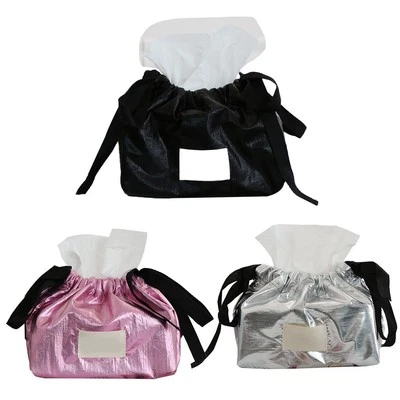 Scatola Carta Sacchetto Fazzoletti Cucina Ufficio Argento Cassetto Creativo Casa - Immagine 1 di 4