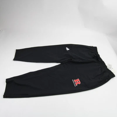 Pantalones deportivos Rutgers Scarlet Knights Adidas para hombre negros nuevos Foto 1 de 4