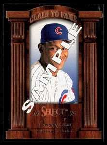 Sammy Sosa 1996 Select Sample Promo Claim to Fame #8 - Picture 1 of 2