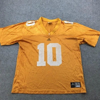 Vintage Tennessee Volunteers Jersey Mens Large Orange NCAA Football Adidas #10 - Image 1 of 4