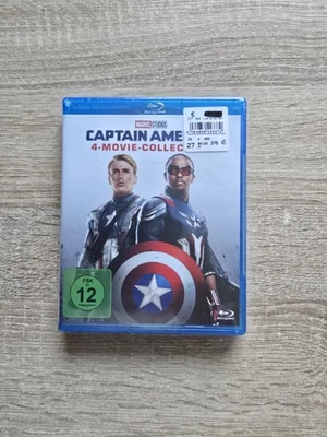 Marvel Captain America 4-Movie-Collection Blu-Ray Box NEU und OVP in Folie - Bild 1 von 2