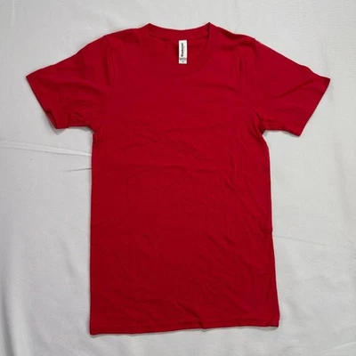 Camiseta Royal Apparel Unisex XS Roja Algodón Suave Ligera Informal Camiseta Básica Foto 1 de 4