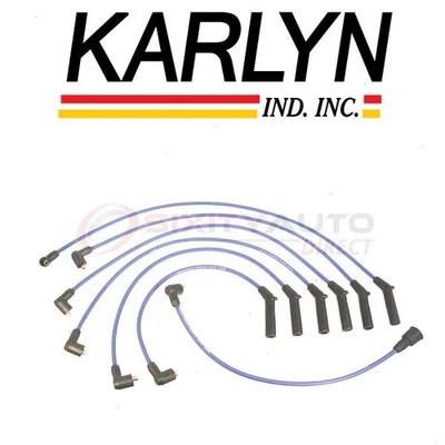 Karlyn Spark Plug Wire Set for 1990-1993 Dodge Daytona 3.0L V6 - Ignition yf Foto 1 de 4