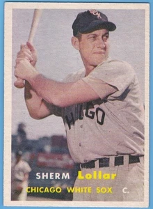 1957 Topps #23 Sherm Lollar. Chicago White Sox. EX/MT. - Picture 1 of 2