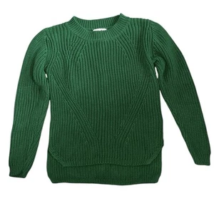 Molo Girls Gillis Hi Low Hem Sweater In Woodland Green Size 9-10(134/140) - Picture 1 of 4