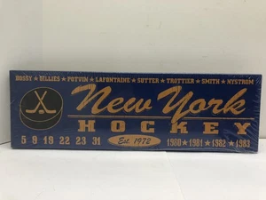 "Letrero de madera My Word vintage de los New York Islanders 5x16"" hecho en EE. UU." - Imagen 1 de 2