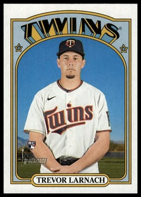 2021 Topps Heritage #622 Trevor Larnach RC - Image 1 of 2
