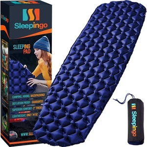 Inflatable Mat for Camping - Ultralight Sleeping Pad for Campings and Backpac... - Picture 1 of 7