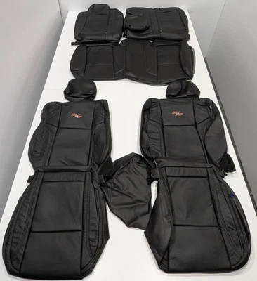 For Dodge Challenger RT GT Scat Pack 392 SRT 2015-2023 Leather Seat Covers W181 - Image 1 of 4