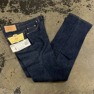 Vtg NOS 80s Levis 517 Saddleman Raw Denim Jeans 34 X 38 Bootcut USA Made NWT - Picture 1 of 7