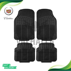 For All Cadillac XTS Car Floor Mats 4Pcs Front Rear Stylish Luxury Black - Picture 1 of 9