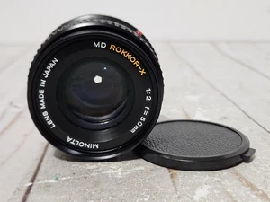 Minolta MC ROKKOR X  1:2 F= 50MM  Camera Lens  - Picture 1 of 12