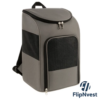 Mochila transportadora 2 em 1 para animais de estimação para cães e gatos – viagem respirável aprovada pela companhia aérea - Imagem 1 de 4