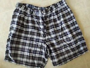 Men Polo Ralph Lauren Classic Fit Tartan Madras Plaid Flat Casual Golf Shorts 38 - Picture 1 of 4