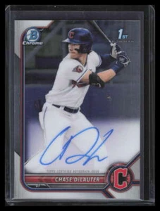 2022 Bowman Chrome Draft Autographs CDACD Chase DeLauter Rookie Auto - Bild 1 von 2
