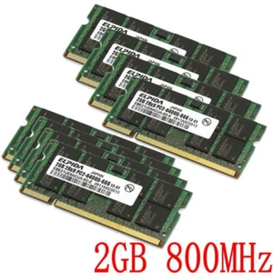 20GB 16GB 8GB 4GB 2GB PC2-6400S DDR2-800 SODIMM Notebook RAM For ELPIDA LOT UK - Picture 1 of 16