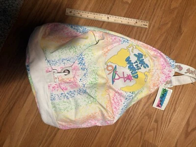 Bolso de playa de lona vintage de los años 80 Foto 1 de 4