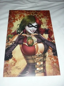 2021 ECCC Harley Quinn Kunstdruck #3 signiert von Dawn McTeigue 11x17 - Bild 1 von 1