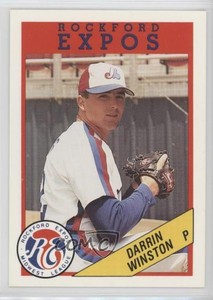 1989 Rockford Litho Center Rockford Expos Darrin Winston #32