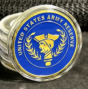 US ARMY RESERVE Challenge Coin with case-IN STOCK! SHIPS WITHIN 24 HRS! - Picture 1 of 4