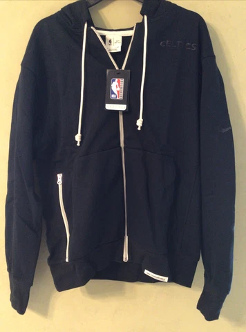 Nike Boston Celtics Men's Dri-Fit NBA Hoodie Black   Small CN3136-010 Cover