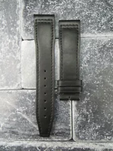 Neu 20mm Kalbslederband schwarz Uhrenarmband für IWC Pilot Top Gun schwarz 20 x1 - Bild 1 von 6