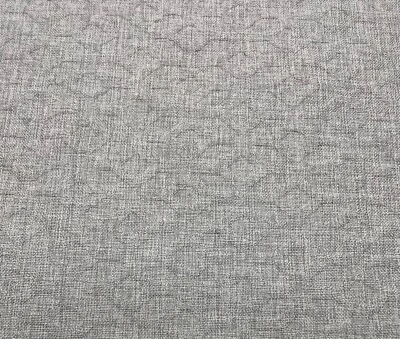 BALLARD DESIGNS TOLKIE GRAY GEO LATTICE CRYPTON® PERFORMANCE FABRIC BY YARD 54"W - Image 1 of 4