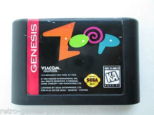 Zoop (Sega Genesis, 1995) Game Only--Tested (NTSC)  - Picture 1 of 3