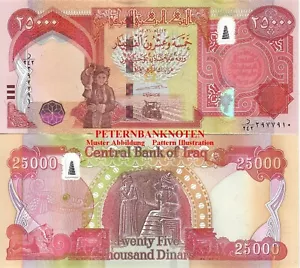 IRAK / IRAQ 25000 Dinars 2023# Unc. P.102 62501#kassenfrisch.. - Bild 1 von 3