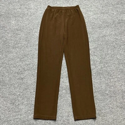 Susan Graver Essentials Womens Pants Size XS Small Brown Pull On Mid Rise - Image 1 of 4