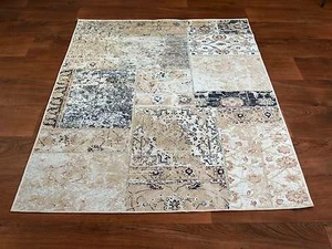 Seidenglanzteppich Teppich Ispahan Mix Edles Modernes Design 67 x 135 cm Vintage - Bild 1 von 1