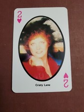 1 Single Swap 1982 Playing Card CRISTY LANE Best Of Country Music 2 of Hearts