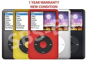 Apple iPod Classic 7a generazione 512 256 160 120 80 GB - nero argento oro rosso - Foto 1 di 6