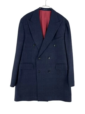 SUITSUPPLY Bleecker Hombre Lana Cachemira Abrigo Chaqueta Talla 62 ; GB / US: - Imagen 1 de 4