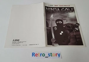 Atari 7800 - Ninja Golf - Notice / Instruction Manual - Picture 1 of 1