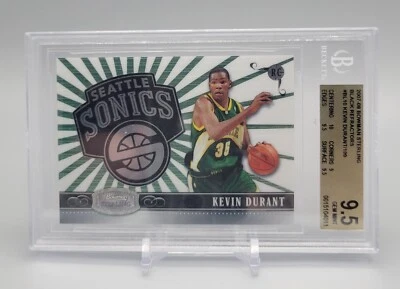 2007 Bowman Sterling Kevin Durant BOX LOADER #BL10 160/199 Rookie RC BGS 9.5 - Image 1 of 2