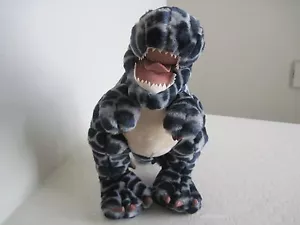 Animal Alley NEGRO GRIS DINOSAURIO 14" de peluche animal de peluche - Imagen 1 de 4