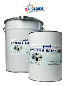 UK PAINT - Kitchen and Bathroom Paint - 2.5L - Brilliant White   - Picture 1 of 2