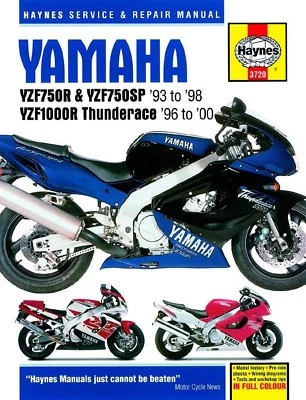 Manual de Servicio Yamaha YZF750R / YZF1000R 93 ,94 ,95 ,96 ,97 ,98 ,99, 2000 - Imagen 1 de 2