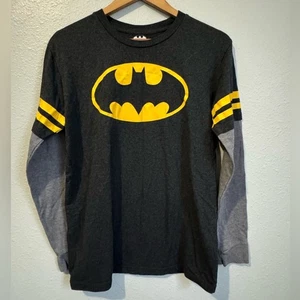 Medium Batman Logo T-shirt, long sleeves - Picture 1 of 5