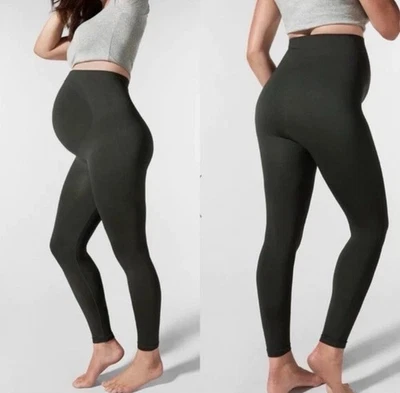 NWT BLANQI Everyday Maternity Belly Support Leggings Forest Night Green Small - Image 1 of 4