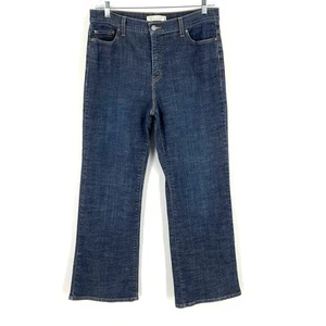 Pantalones de mezclilla cortos Levi's 512 perfectamente adelgazantes corte bota para mujer talla 16 - Imagen 1 de 6