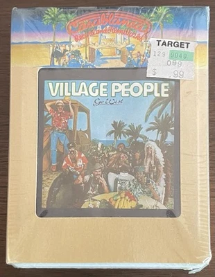 VILLAGE PEOPLE 8 Track Tape NEW - GO WEST - NOS SEALED 8 Track CASABLANCA 🔥!!! - Image 1 of 2