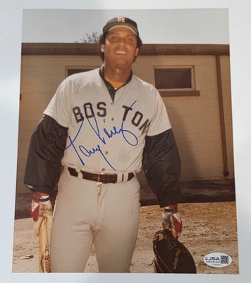 TONY PEREZ Signed Original 8x10 Photo-HALL OF FAME-BOSTON RED SOX-JSA - Image 1 of 4