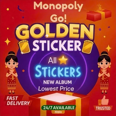 (Pegatina de Oro Disponible) Pegatinas Monopoly Go 1-6 Estrellas⭐🔥PRECIO MÁS BARATO⭐24/7 Foto 1 de 2