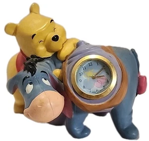 Estatuilla Reloj Vintage Disney Winnie The Pooh & Eyeore *REPARADO *LEER* - Imagen 1 de 10
